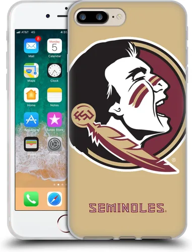 Vista 100 de Oficial Universidad Estatal de Florida FSU Soft Gel Case para iPhone de Apple 7 Plus/iPhone 8 Plus, Banner