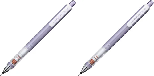Vista 10 de Lápiz portaminas Uni Kuru Toga estándar, negro, 0.0112 pulgadas, rosado bebé