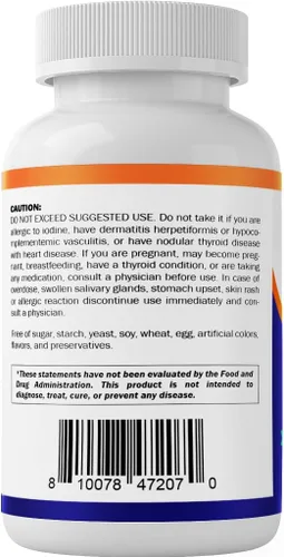Vista 8 de Vitamatic Yoduro de potasio 65 mg por porción – 60 tabletas – Apoyo tiroideo – píldoras KI (60 unidades (paquete de 1))