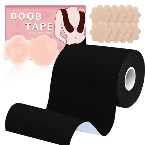 Vista 12 de Cinta ancha para senos, Boobytape para levantamiento de senos Beige
