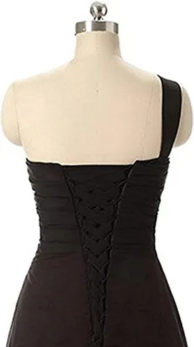Vista 2 de LEJY Vestido corto de graduación con cuentas halter, para mujer, de graduación, 2019