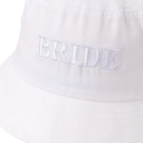 Vista 2 de Sombrero de pescador para novias y despedidas de soltera sombrero de piscina, playa y destino lindo para novias y damas de honor