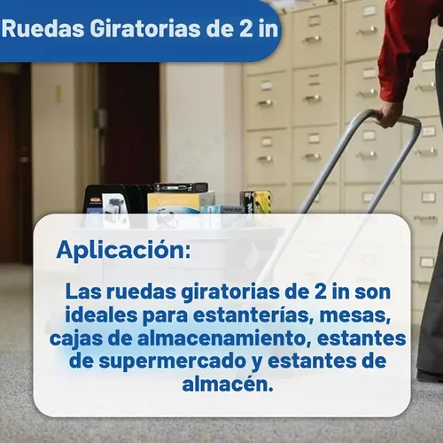 Vista 6 de WFLNHB Paquete de 24 ruedas giratorias de 2 pulgadas, base de goma con placa superior y rodamiento, ajuste resistente para mesas de té, estantes
