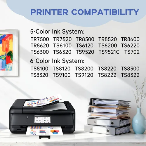 Vista 3 de Miss Deer Cartucho de tinta de repuesto compatible para Canon 280 281 PGI-280XXL CLI-281XXL para Canon Pixma TR8520 TR7520 TS6120 TS6220 TS6320