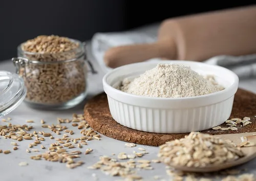 Vista 5 de Food to Live Harina de avena orgánica, 8 onzas, sin OMG, fina, molida a piedra de bayas de avena de grano entero, Kosher, vegano, a granel, ideal