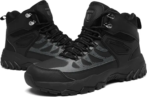 Vista 6 de ulogu Hiking Boots Men Waterproof Lightweight Comfortable NonSlip Trekking Shoes