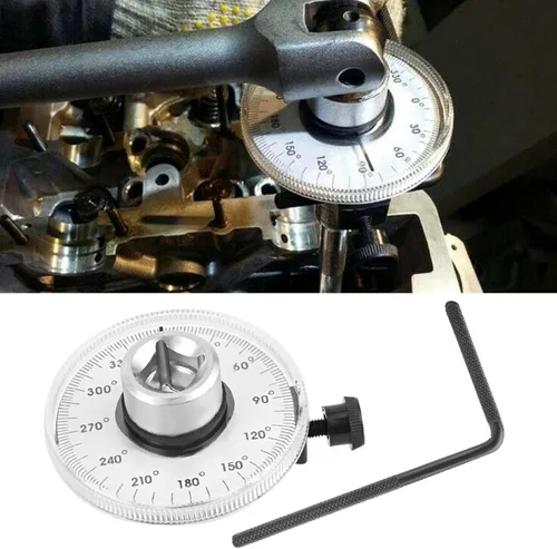 Vista 2 de KIMISS Llave dinamométrica de 1/2 pulgada, herramienta de medición de trinquete de rotación de ángulo de coche, llave dinamométrica de accionamiento