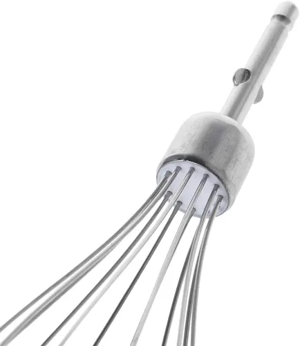Vista 7 de Batidor de huevo eléctrico Accesorios Espumador Mezclador Batidor Herramienta de cocina de acero inoxidable