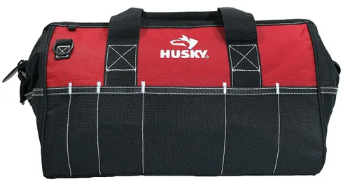 Vista 2 de Husky 82003N11 Bolsa de herramientas para contratistas/DIY resistente al agua de 18 pulgadas