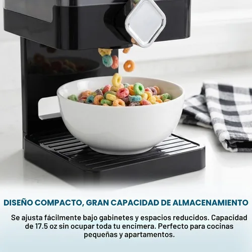 Vista 8 de Zevro Dispensador individual de comida seca edición compacta, Negro
