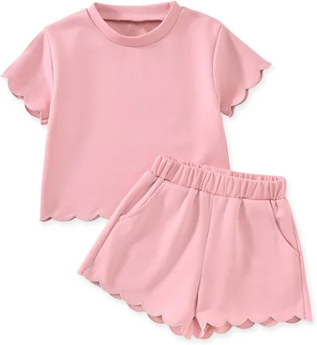 Vista 10 de Aalizzwell Traje de verano para niña pequeña 2-5T Púrpura
