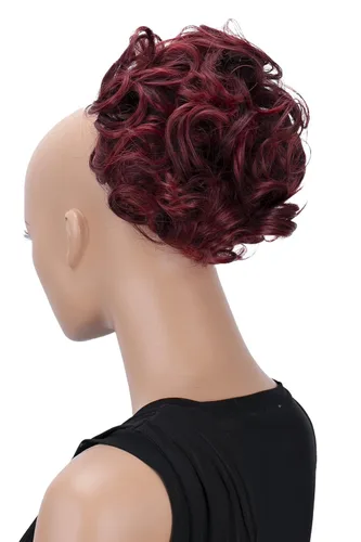 Vista 10 de CAISHA Moño Hairpiece Cola de caballo Topknot Hepburn-Bun Scrunchie Updo Ash Brown Light Blonde Mix HK124