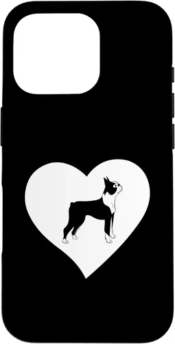 Vista 20 de Boston Terrier Heart Funny Boston Bull Terrier Pet Dog Lover Case for iPhone 17