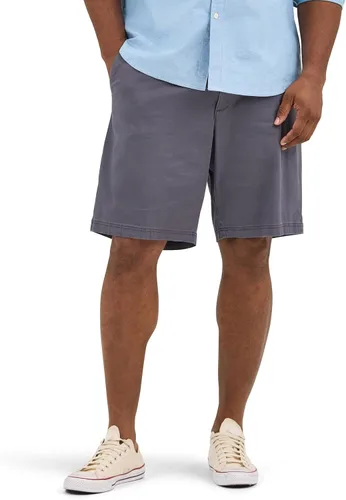Vista 24 de Lee Pantalón corto de frente plana Extreme Motion para hombre Big & Tall Academia Chambray