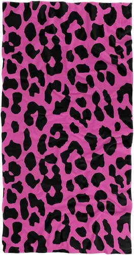 Vista 7 de LOGOVISION Toalla de playa con estampado de leopardo 30" X 60