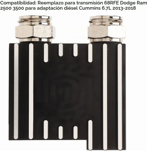 Vista 3 de Enfriador de transmisión termostática Bypass Upgrade para Dodge Ram 2500 3500, para Cummins 68RFE 6.7L