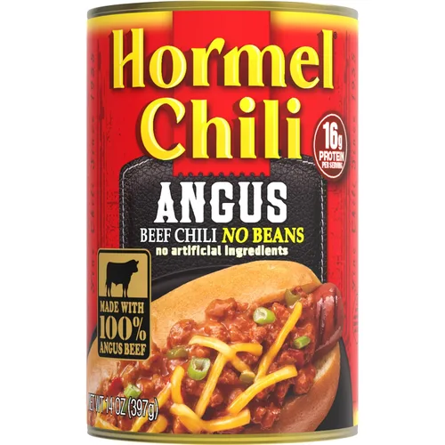 Vista 10 de HORMEL Angus Beef Chili with Beans, 14 oz (Pack of 12)