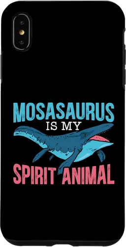 Vista 7 de Funda de dinosaurio para iPhone 15 Mosasaurus Is My Spirit Animal Paleontólogo