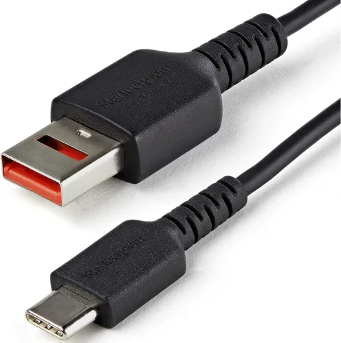 Vista 7 de Startech USBSCHAU1M - Cable de carga segura de 3 pies USB-A a Micro USB, bloqueador de datos, color negro