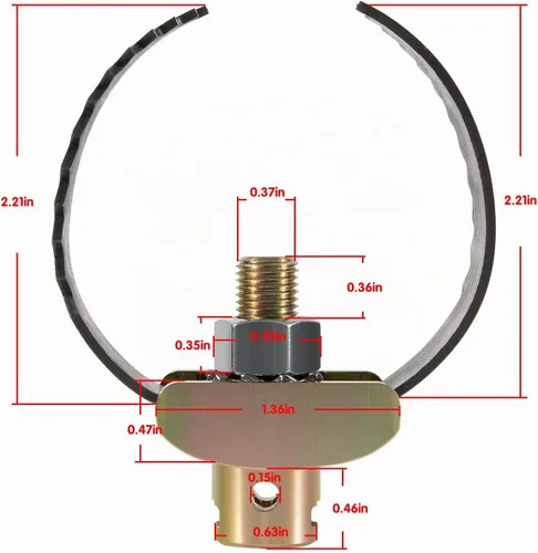 Vista 7 de 52817 T-231 2-1/2" Herramientas de corte C resistentes para el limpiador