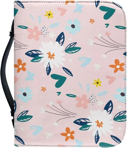 Vista 12 de TODIYADDU Cubierta de la Biblia Personalizable Personalizable PU Biblia Protector Libro Cubierta de la Biblia Bolsa de asas