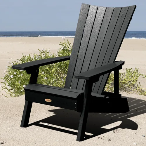 Vista 2 de Highwood Manhattan Beach - Silla Adirondack, talla única, color negro