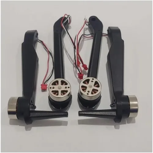 Vista 6 de Pieza de repuesto del motor delantero trasero A1 B1 A2 B2 con motor DIY accesorio para E88 EVO Drone sin escobillas (brazo A1 negro)