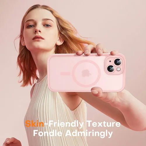 Vista 895 de TOCOL Funda para iPhone 11, compatible con Magsafe, protección completa de cámara, imanes integrados, protección contra caídas, funda translúcida