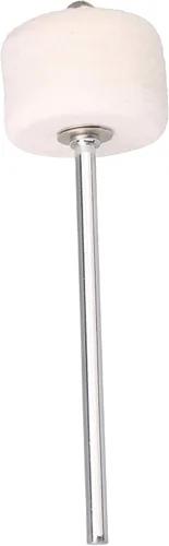 Vista 3 de Yibuy - Juego de pedal de tambor de aluminio negro con kit de reparación de batidor de tambor