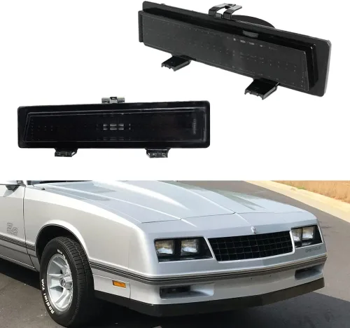 Vista 11 de Para 1981 1982 1983 1984 1985 1986 1987 1988 Chevy Monte Carlo SS luzes de señalización de marca de parachoques lateral ámbar Led Lente Ámbar Lente