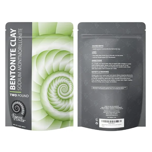 Vista 9 de FOSSIL POWER Arcilla de bentonita en polvo de grado alimenticio, 2 libras – Desintoxicación natural de metales pesados y limpieza de poros