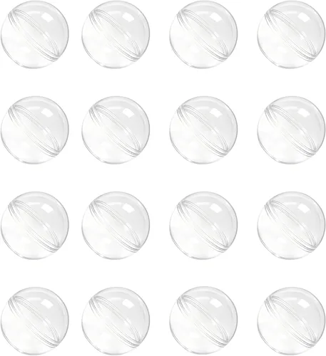 Vista 8 de 30 unids 28mm/1.1inch Round Capsules Clear Empty Vending Machine Cápsulas Contenedores para Máquinas de Gumball Transparente