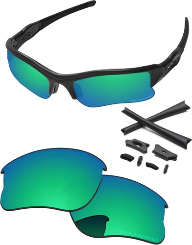 Vista 21 de Lentes de repuesto y kits de goma para gafas de sol Oakley Flak Jacket XLJ OO9009 2.480 in