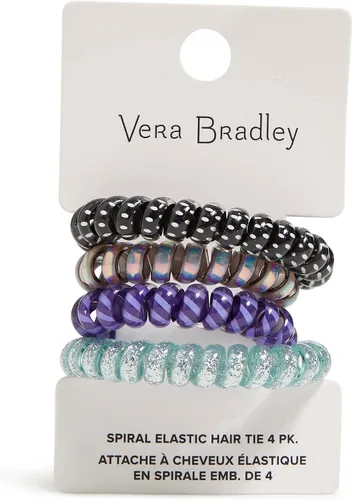 Vista 4 de Vera Bradley Juego de 4 ligas elásticas para el cabello para mujer