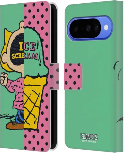 Vista 10 de Head Case Designs Officially Licensed Peanuts Charlie & Woodstock Nap Halfs and Laughs Leather Wallet Case Compatible with Google Pixel 8