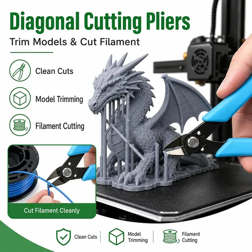 Vista 8 de 3D Printer Tool Kit for Creality K2/K2 Pro/K2 Plus/Combo, Maintenance Kit