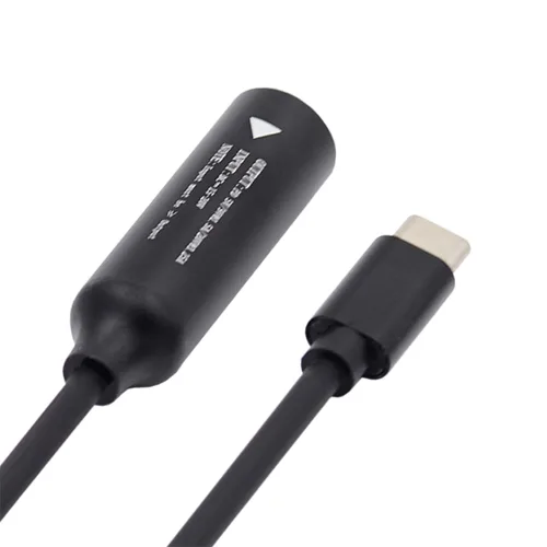 Vista 7 de cablecc 0.098x0.028 in Entrada DC Jack a USB-C Tipo-C Cable de carga de enchufe de alimentación para PD 9V 15V 20V 65W Teléfono portátil