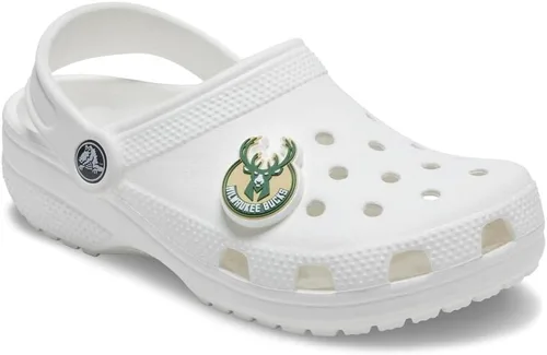 Vista 2 de Crocs Dijes Jibbitz unisex para adultos, dijes para zapatos del equipo de baloncesto de la NBA, dijes deportivos para niños y niñas