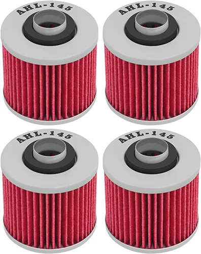 Vista 8 de AHL 1 paquete de 145 filtros de aceite compatibles con Yamaha XVS1100 V-Star 1100 1999 XV750 Virago 747 1992-1999 Xtz660 660 1991-1999 Szr660 660