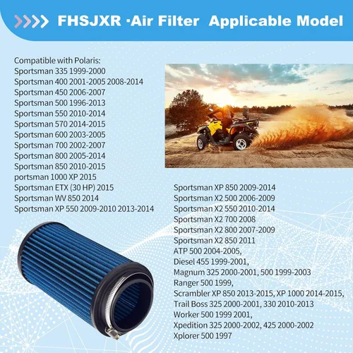 Vista 5 de 7080595 Filtro de aire 7082101 para Polaris Sportsman 335 400 500 550 570 600 700 800 850 XP Magnum 325 Scrambler Ranger Trail Boss blazer Worker