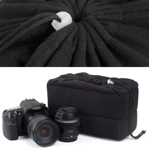 Vista 6 de Bolso a prueba de golpes Koolertron para cámaras DSLR o SLR. Separadores acolchados para personalizar el bolso.