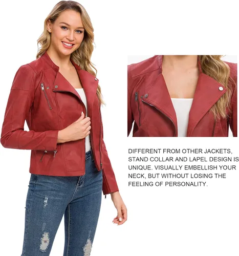 Vista 3 de Fahsyee Women's Slim Trench Coat