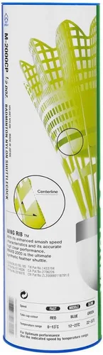 Vista 3 de Yonex Mavis 2000 lanzadera para torneos de nailon (tubo de 1/2 dna.)