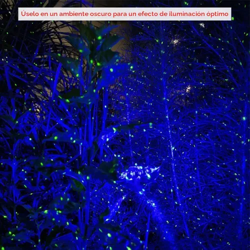 Vista 2 de Firefly - Luces de jardín con proyector de estrellas, luces láser de Navidad para jardín, césped, patio