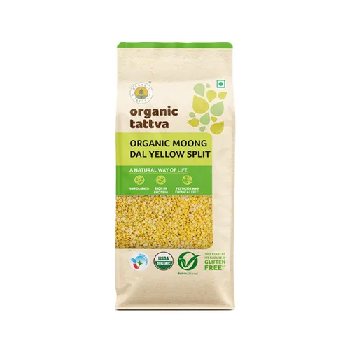 Vista 11 de Organic Tattva Frijoles Mung, Gramo Verde Entero, 2.2 lbs Certificado por USDA