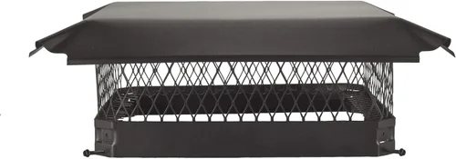Vista 10 de Draft King CBO913 - Tapón de chimenea de acero galvanizado negro con perno, 9 x 13 pulgadas