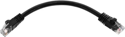 Vista 4 de Monoprice - Cable de red Ethernet Cat6 0.5 pies 24AWG 550MHz UTP de cobre desnudo, negro