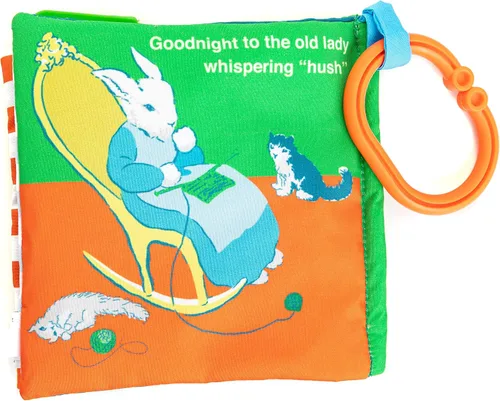 Vista 5 de Kids Preferred Goodnight Moon Libro Suave con Clip Para Llevar, 5 Pulgadas
