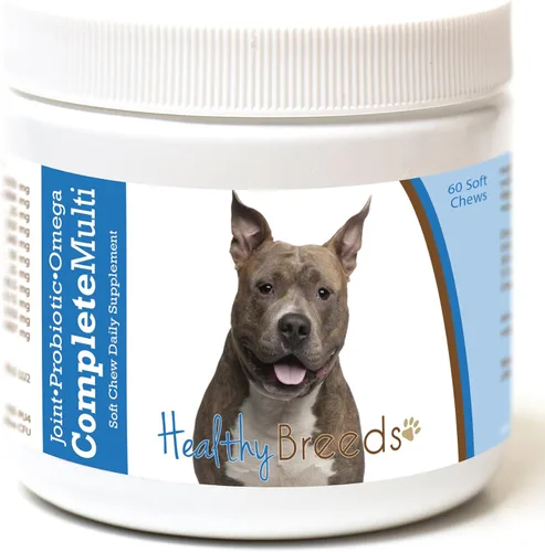 Vista 166 de Healthy Breeds Affenpinscher todo en uno multivitamínico suave masticable 60