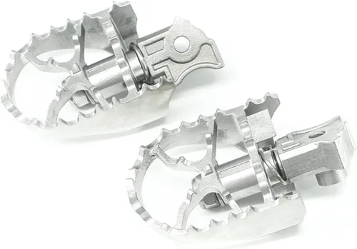 Vista 4 de Estriberas reposapiés para B&MW F800GS F700GS G650GS F 800 700 650 F800 F700 F650 para GS motocicleta Estriberas delanteras Estriberas de conductor